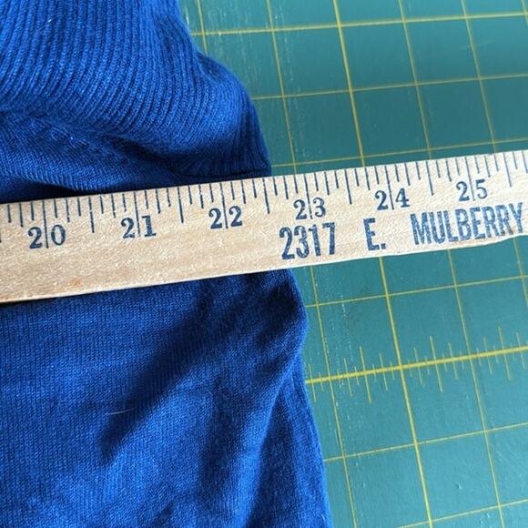 Croft & Barrow Blue Open Front Women's Cardigan Sweater Long Sleeve Sz 2XL - Picture 4 of 5